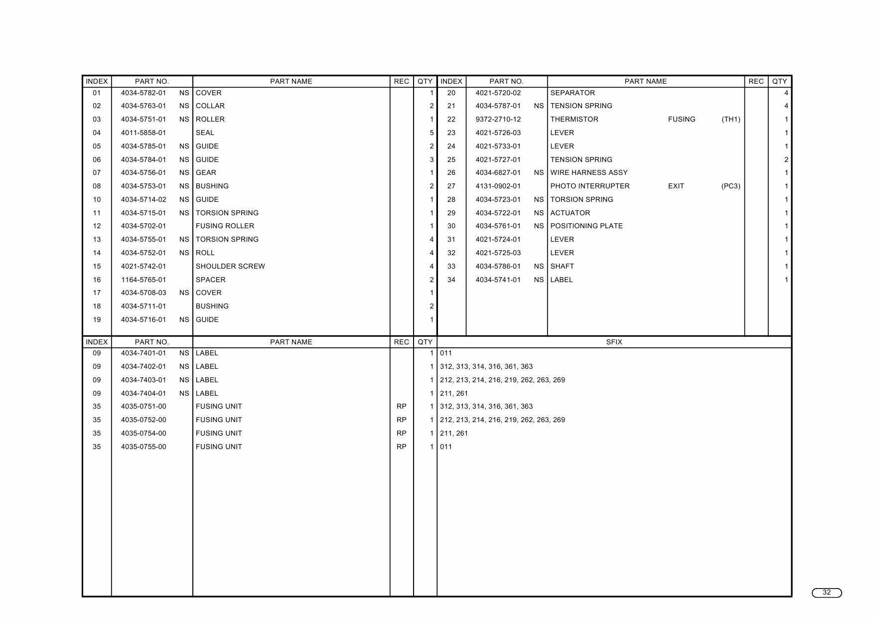 Konica-Minolta Options Di1611 1611 7216 Parts Manual-4